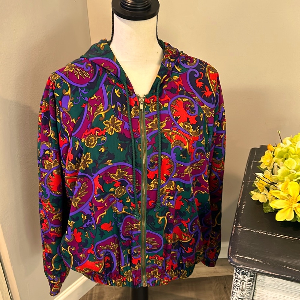 VINTAGE 80’s S G SPORT COLLECTION JACKET size medium (10-12)